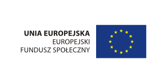 Logo Unii Europejskiej Europejskiego Funduszu Społecznego